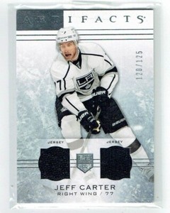 14-15 UD Upper Deck Artifacts  Jeff Carter  /125  Dual Jerseys
