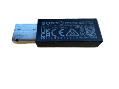 Auriculares Inalámbricos Genuinos Sony PS5 USB Dongle Receptor Dongle CFI-ZWA2 Foto 1 de 2