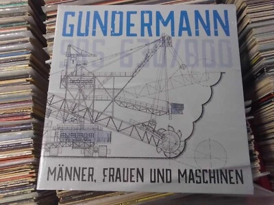 GERHARD GUNDERMANN LP: MÄNNER FRAUEN UND MASCHINEN (BUSCHFUNK 00681; BLUE VINYL) - Bild 1 von 4