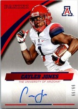 Cayleb Jones autographed Football Card 2016 Panini Team Collection #CJUA 99/99
