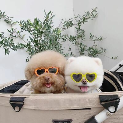 Cute Pet Dog Sunglasses Cats Glasses Heart Sun Flower Glasses For Small Dogs Cat • 3€