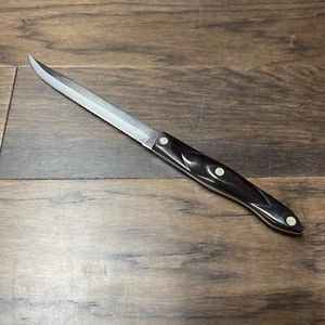 CUTCO 1729 KD Classic Petite Carver Knife Serrated Brown Handle USA meat slicing - Picture 1 of 4