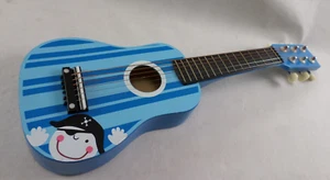 Mini Gitarre Micro 6 Saiten Guitarele Akustik Ukulele 21 Zoll Lelin Blue Kinder - Bild 1 von 8