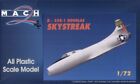 Mach 2 1/72 D558-1 Skystreak Turbo Jet Exp Forschung USN Flugzeug
