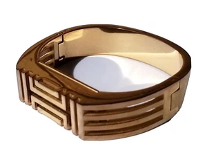 Tory Burch Rose Gold Metal Hinged Bangle Bracelet for Fitbit $195+ - Picture 1 of 5