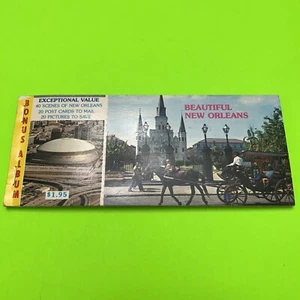 New Orleans Postcard Book Vintage NEVER MAILED French Quarter Louisiana 80s 70s - Picture 1 of 22