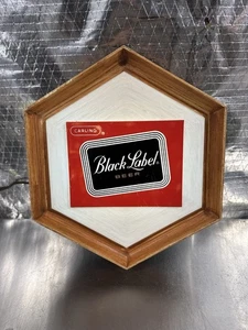 Vintage Carling Black Label Beer Lighted Sign - Picture 1 of 18