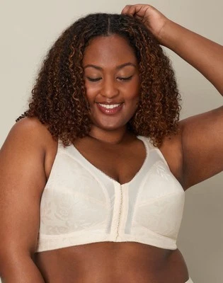 Playtex 18 Hour Easier On Front-Close Wirefree Bra Flex Back Women Comfort Strap - Image 1 of 4