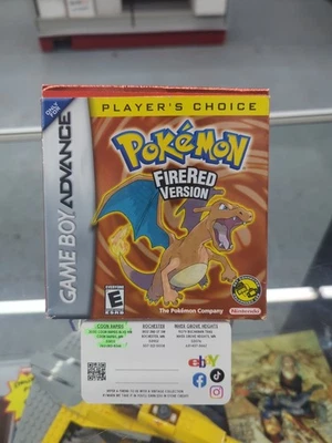 Pokemon Fire Red Version 2004 CIB - GBA | Player’s Choice - Image 1 of 4