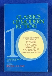 CLASSICS OF MODERN FICTION -- 10 Short Novels, Howe, ed (P/B: Harcourt, 1972) - Imagen 1 de 5