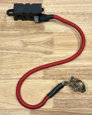 🌟Cable de batería positivo rojo original Jaguar S-Type 2003-2004 V6 V8 OEM con fusible Foto 1 de 4