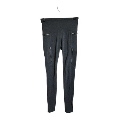 Athleta Leggings Womens Extra Small Gray Herringbone High Rise Zip Pocket Pants - Image 1 of 4