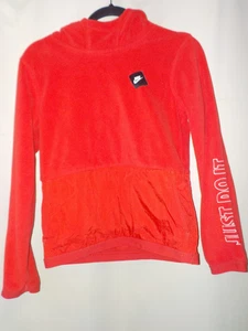 Nike Therma Fit Just Do It Hoodie dickes Sweatshirt Nylon-Overlay Jugend Large rot - Bild 1 von 5