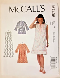 Túnica y vestidos McCall’s Pattern M7408 Misses’ proyecto artesanal de costura 7408 (H) - Imagen 1 de 2