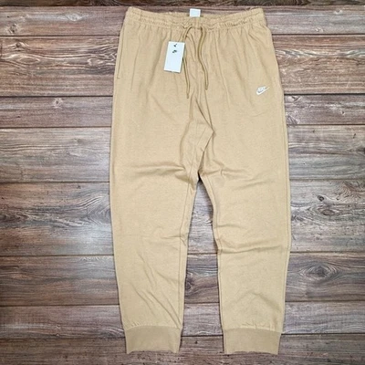 Nike мужской XL высокий желтовато-коричневый бегун спортивные штаны FQ4330-297 100% хлопок новый - Изображение 1 из 4