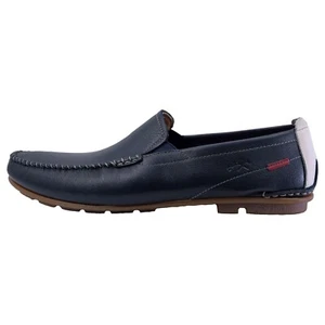 Fluchos Dorian: Mocasines Hombre Azul Piel Genuina SuperFlexibles Cómodos F1173 - Zdjęcie 1 z 6