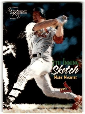 1998 SkyBox Dugout Axcess Mark McGwire #127 St. Louis Cardinals - Image 1 of 2