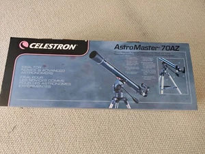Celestron Astromaster 70az Telescope and Tripod - HARDLY USED - Picture 1 of 3