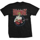 David Bowie Acoustic Guitar Official Tee T-Shirt Mens