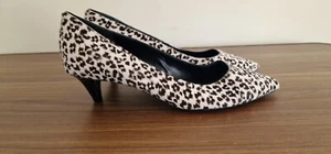 RARE Celine Animal Print Pumps Size EUR 36 E93 - Picture 1 of 9