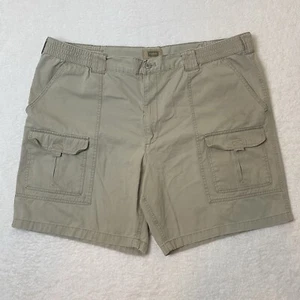 Foundry Cargo Shorts Mens 48 Beige Pockets Adjustable Waistband Golf Outdoor - Picture 1 of 7