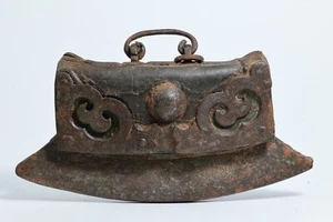 Antique Tibetan flint Match Stricker purse Mechak Himalayan Chukmuk Mechag Pouch - Picture 1 of 9