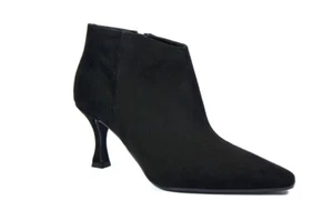 Cinzia Soft IC68316-002 Black Suede 7cm Heel Ankle Boots OFF LIST - Picture 1 of 3