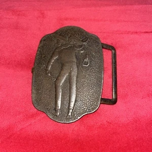 Vintage LEVI’S STRAUSS Rare 1950’s Belt Buckle-Cowboy,Western USA - Picture 1 of 5