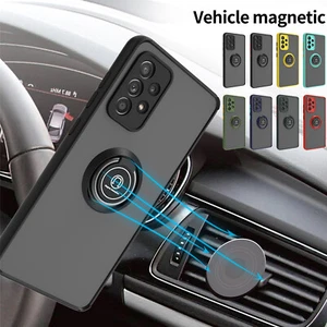 Phone Case For Samsung Galaxy A13 A14 A53 A54 5G A03S Magnetic Ring Holder Cover - Picture 1 of 20