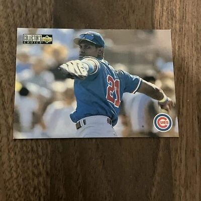 1996 Sammy Sosa Upper Deck Collector's Choice Baseball Card #403 Checklist  - Image 1 of 2
