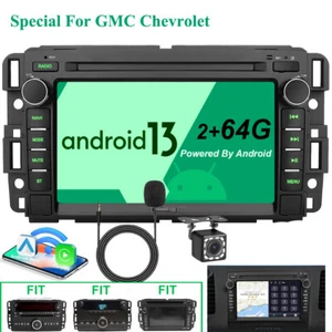 7" QUAD Core HD Car Radio GPS Stereo For GMC Chevrolet Chevy Yukon Sierra Acadia - Picture 1 of 16