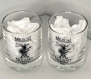 Set of 2 NUCANO MEZCAL Sipping Glasses Shotglass Souvenir Oaxaca - NEW  - Picture 1 of 4