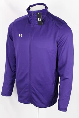 Chaqueta Under Armour Para Hombre Cremallera Completa UA Command Calentamiento Púrpura 1360713 500 Foto 1 de 4