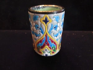 Vintage Longwy Cylinder 2.5 x 1.75 - Picture 1 of 5