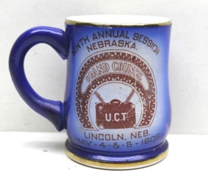 Odd 1906 Abraham Lincoln Tasse Grand Council Nr. 104 Nebraska UCT National China   - Bild 1 von 6