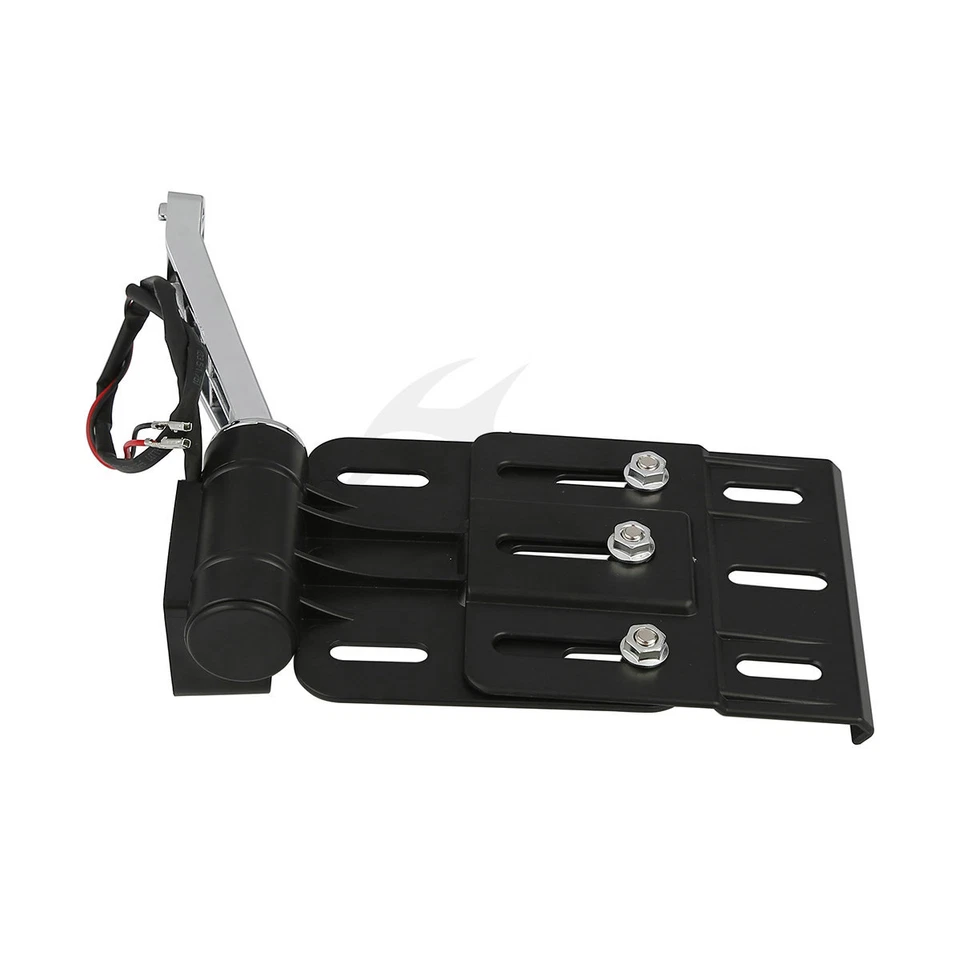 LED Light Side Mount License Plate Fits For Harley Sportster 883 Custom XL883C - Image 1 of 4