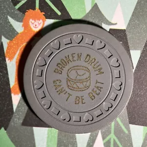 ⚡️❄️ Casino Chip 😳 $ Broken Drum Las Vegas Nevada from 1970⚡️❄️⚡️❄️⚡️❄️⚡️❄️ - Picture 1 of 2