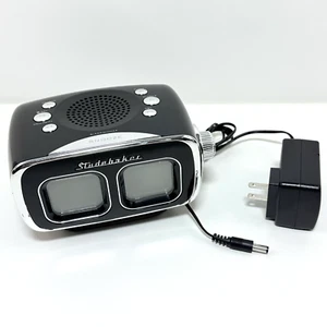 Studebaker Retro SB3500 Digital AM/FM Clock Radio Bluetooth - Black - Picture 1 of 7