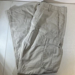 NWT Mens Levis Cargo Pants 38x34 Brown Khaki Tan Beige Pockets Y2K Relaxed Chino - Picture 1 of 18