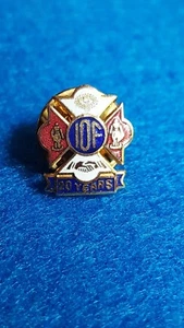 IOF Independent Order Foresters 20 Years Lapel Hat Pin Vintage Logging Forestry - Picture 1 of 4