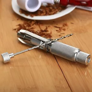Pipa de tabaco ajustable limpiador para fumar escariador manipulador raspador herramienta - Imagen 1 de 9