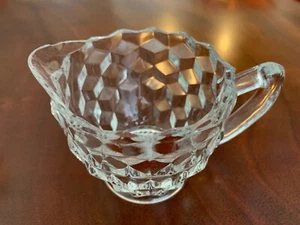 Vintage American Fostoria Creamer and Sugar set - Picture 1 of 2