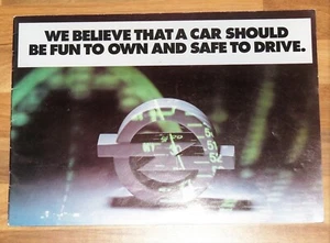 Folleto de ventas de Opel Cars 1975-77 - diseño de conjunto de producción Manta Commodore - Imagen 1 de 11