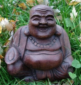 Latex Buddha mold 5"H x 5"W plaster concrete mould for statues - Picture 1 of 2