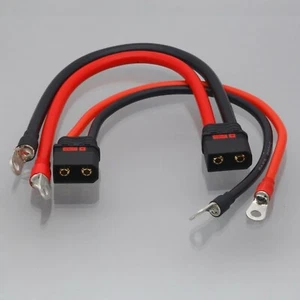 QS8 maschio M6 asta anello 6AWG 8AWG Dirtbike Moto EBMX Piombo di ricarica batteria - Foto 1 di 6