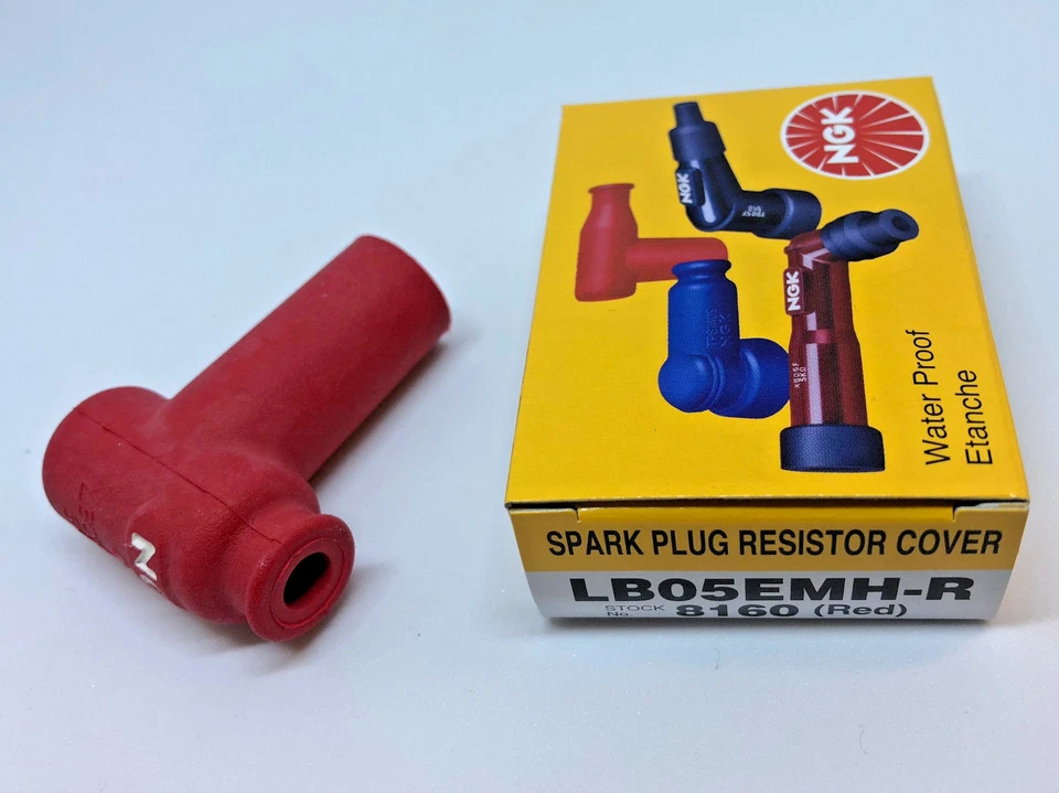 NGK Zündkerzenstecker Kerzenstecker  LB05EMH-R für KTM SX 125 2T ROT NEU 7085152 - Bild 1 von 1