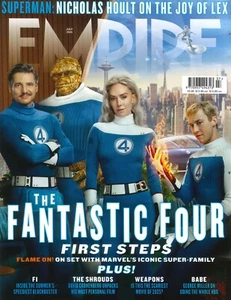 Empire Magazine: Fantastic Four First Steps, Pedro Pascal, Superman, July 2025 - Picture 1 of 3