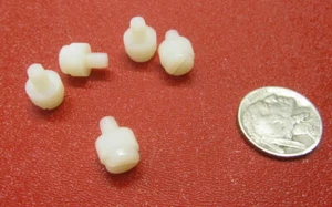 Slotted Nylon Thumb Screw, 10-32 x 1/4" Length, 13/32" Head Dia,  100 Pc - Picture 1 of 12