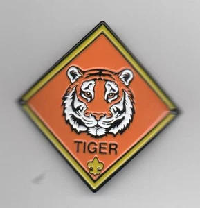 Tiger Cub Scout Rank (Diamond) Hiking Stick Medallion, Mint in Pkg! - Picture 1 of 3
