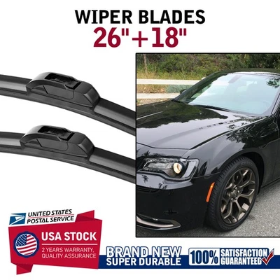 Limpiaparabrisas delantero de mayor duración 26" y 18" L&R reemplazo para Lexus CT200h ES350 Foto 1 de 4